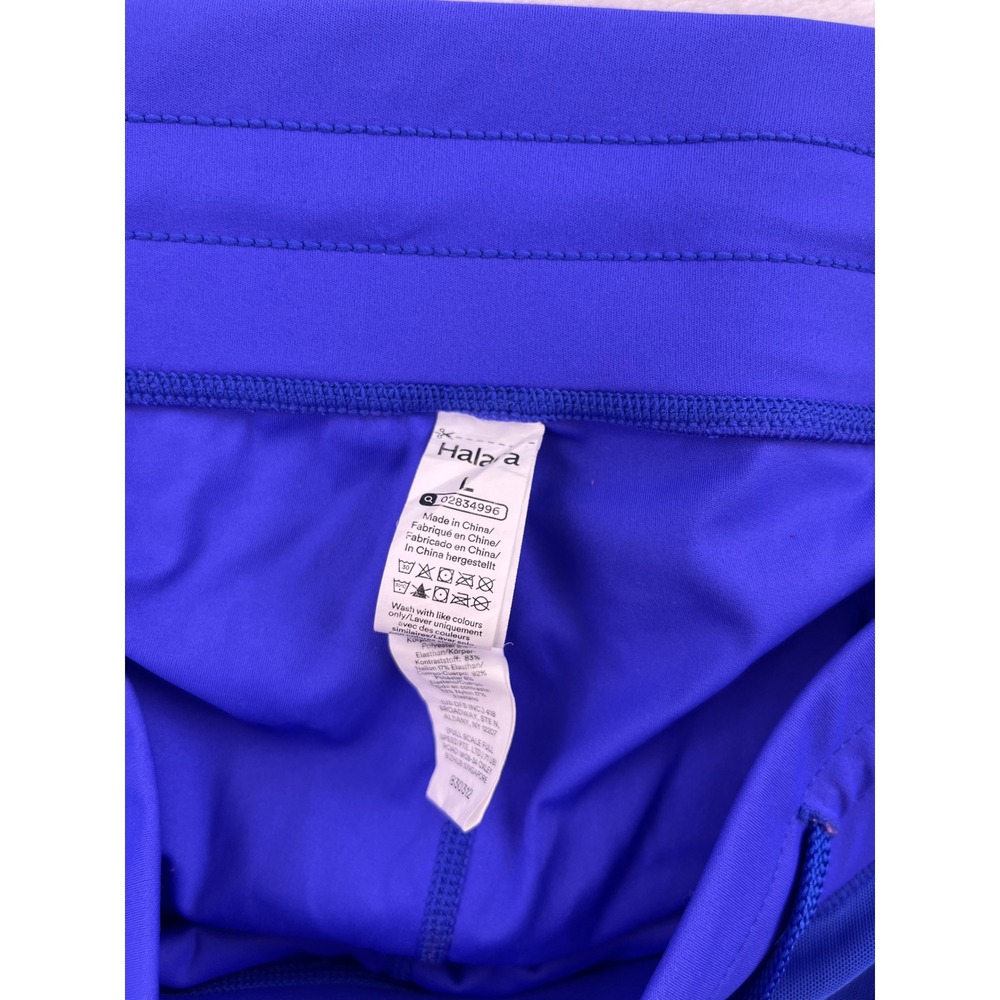 Halara Blue Mesh Flowy Midi Skort with Built In Shorts Womens Large Athletic - Picture 3 of 3